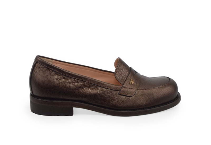 Toni- Metallic Bronze Loafer