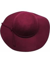 New! Wide Brim Floppy Hat (Wine)