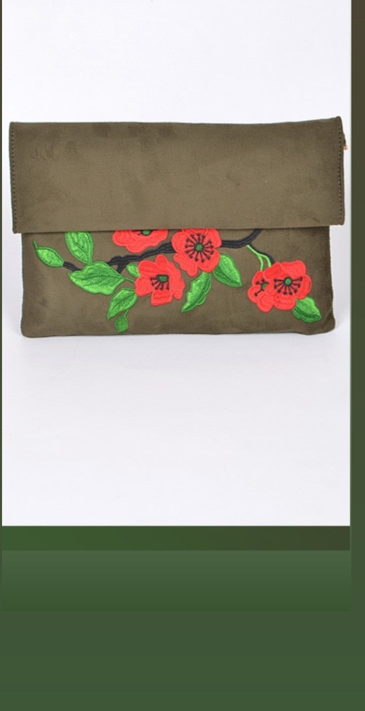 Floral Clutch Purse ( Pink) – Rosie Mears Collection